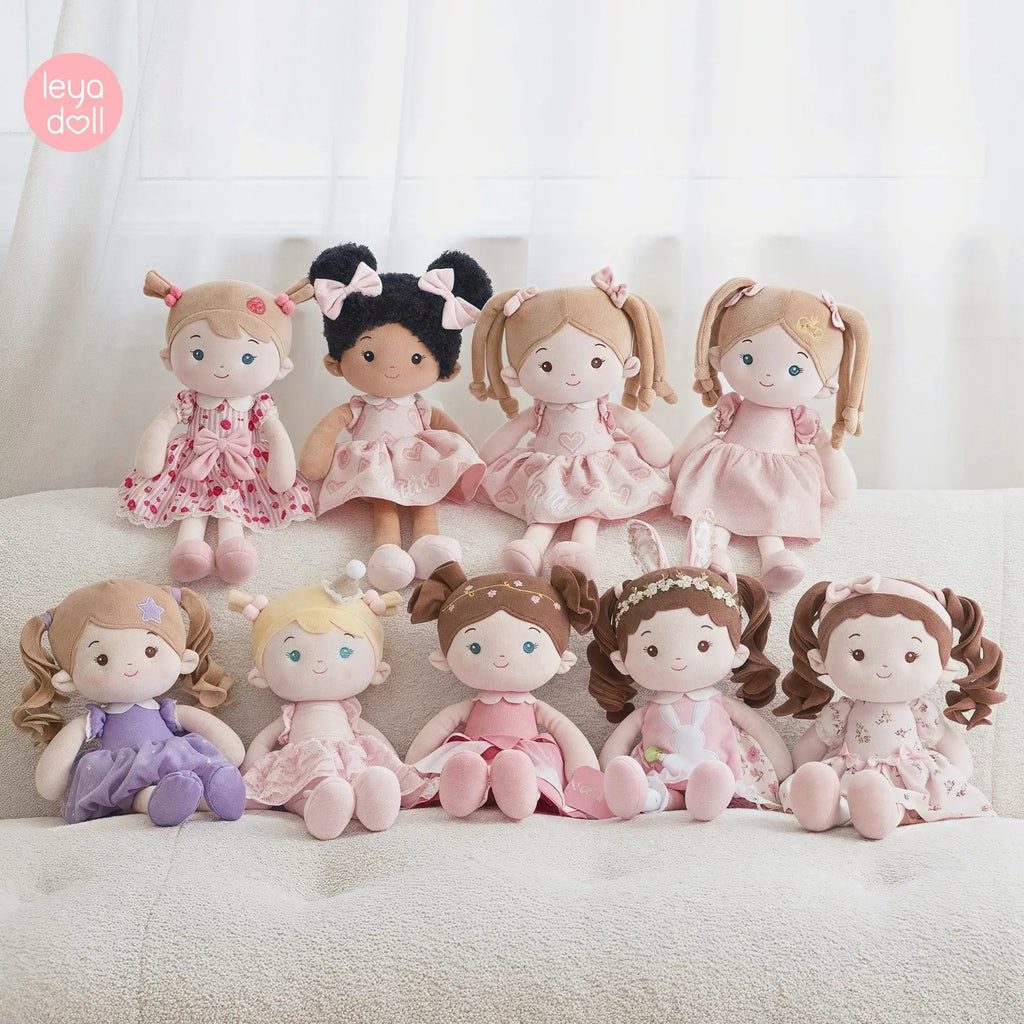 Leyadoll Soft Plush Personalized Leya Doll, My First Baby Doll