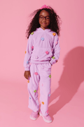 3D Rainbow Daisy Velour Set