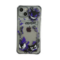 Cute Gengar Pikachu Card Pocket Phone Case For iPhone