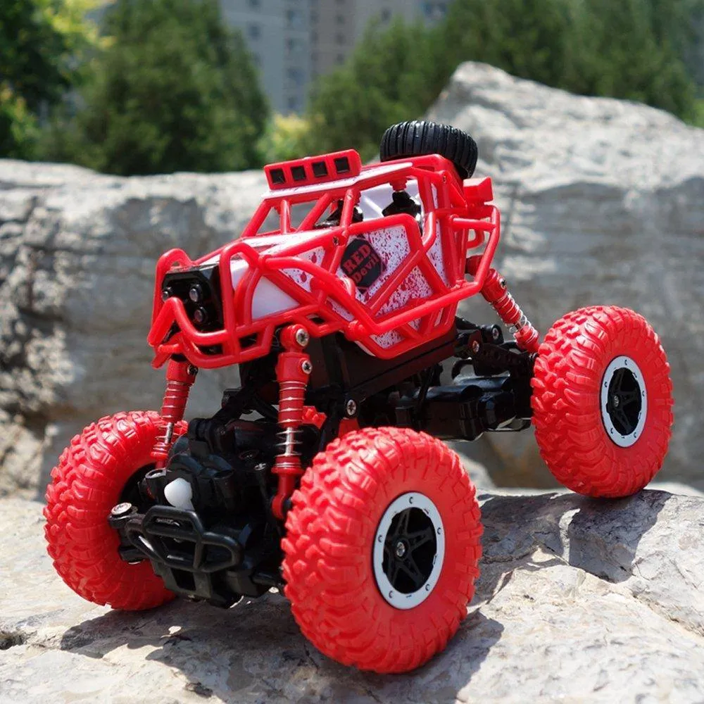 2.4Ghz 1:43 Dune Buggy Monster Truck Electric Hobby Fast Race Car with Rechargeable Battery Red