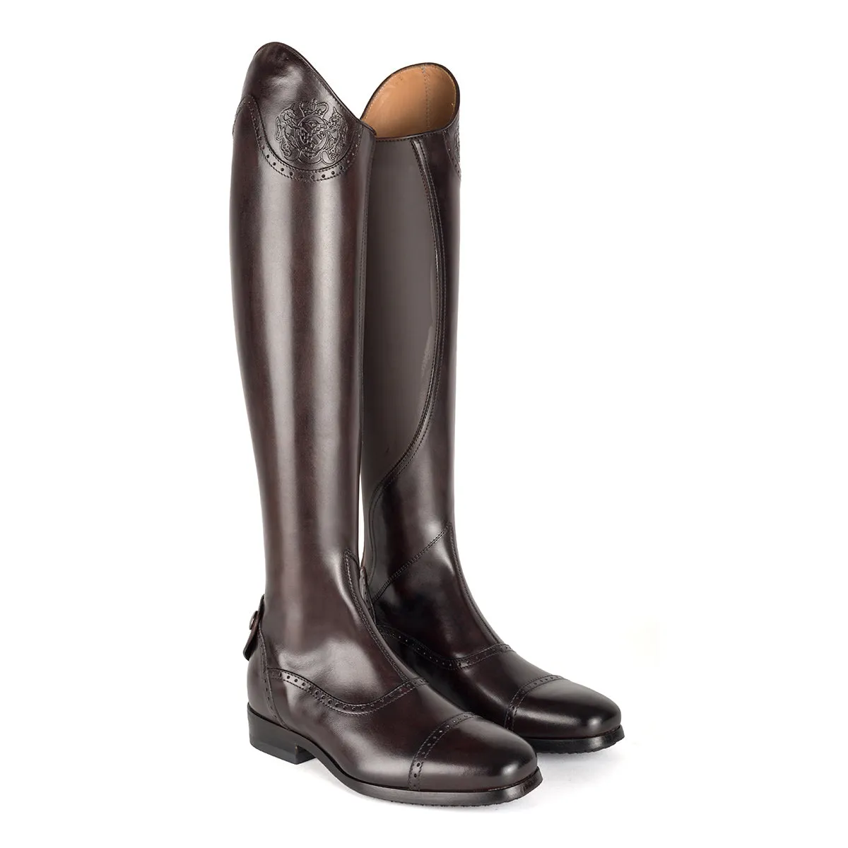 33202<br>Brown standard riding boots [35 - 39]