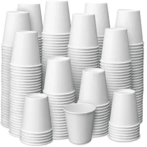 500 Pack 3oz Paper Cups - Disposable Paper Cups, Paper Coffee Cups For Espresso