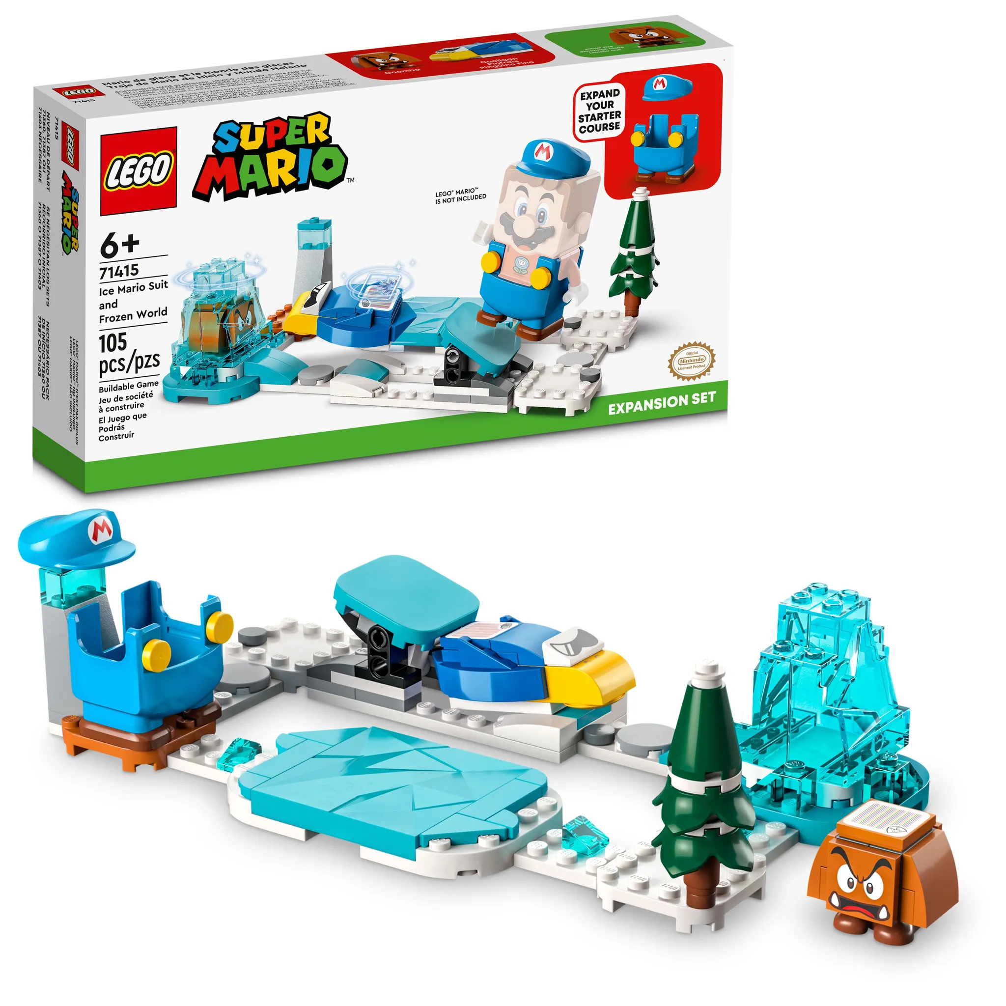 71415 Ice Mario Suit and Frozen World Expansion Set