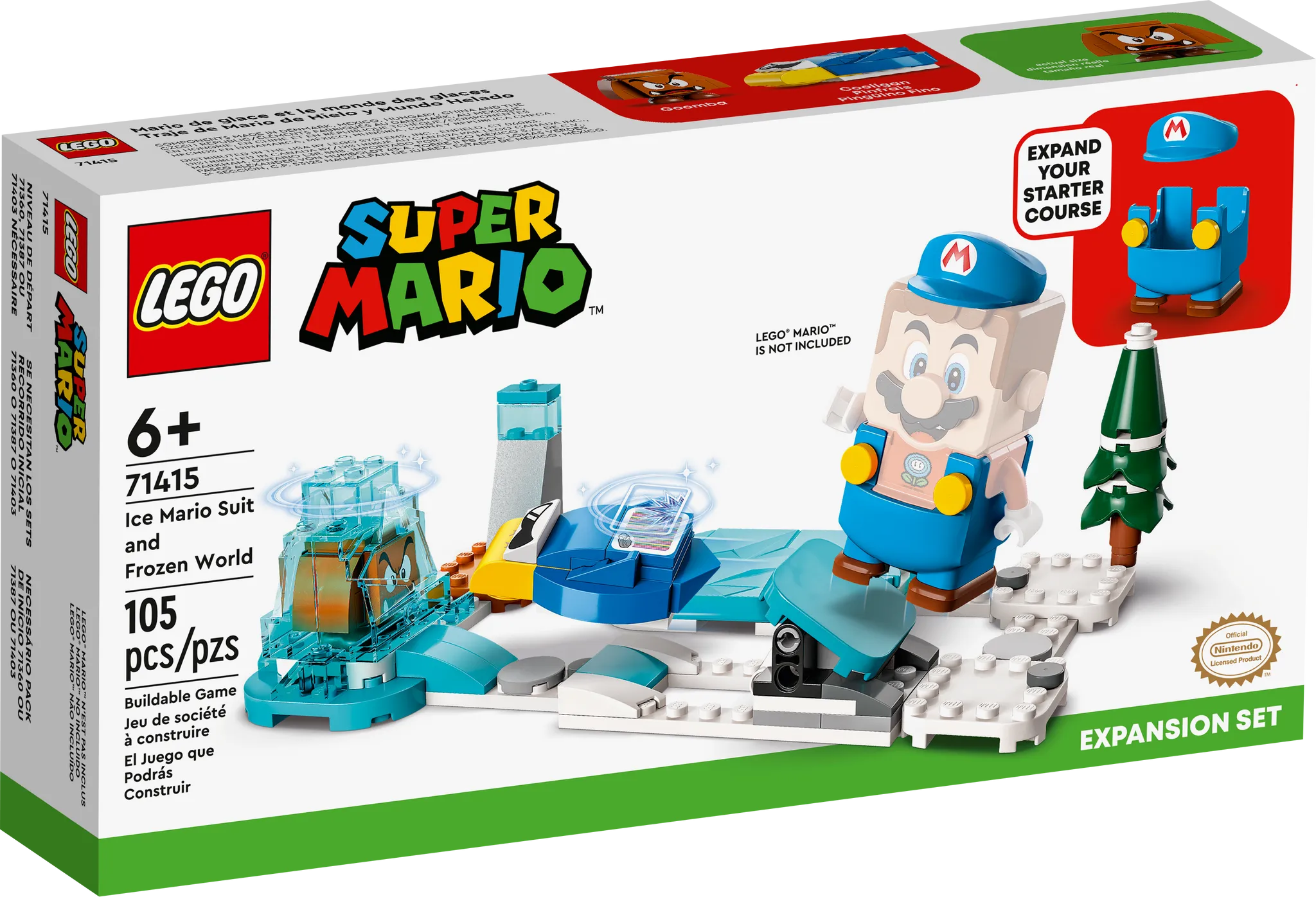 71415 Ice Mario Suit and Frozen World Expansion Set