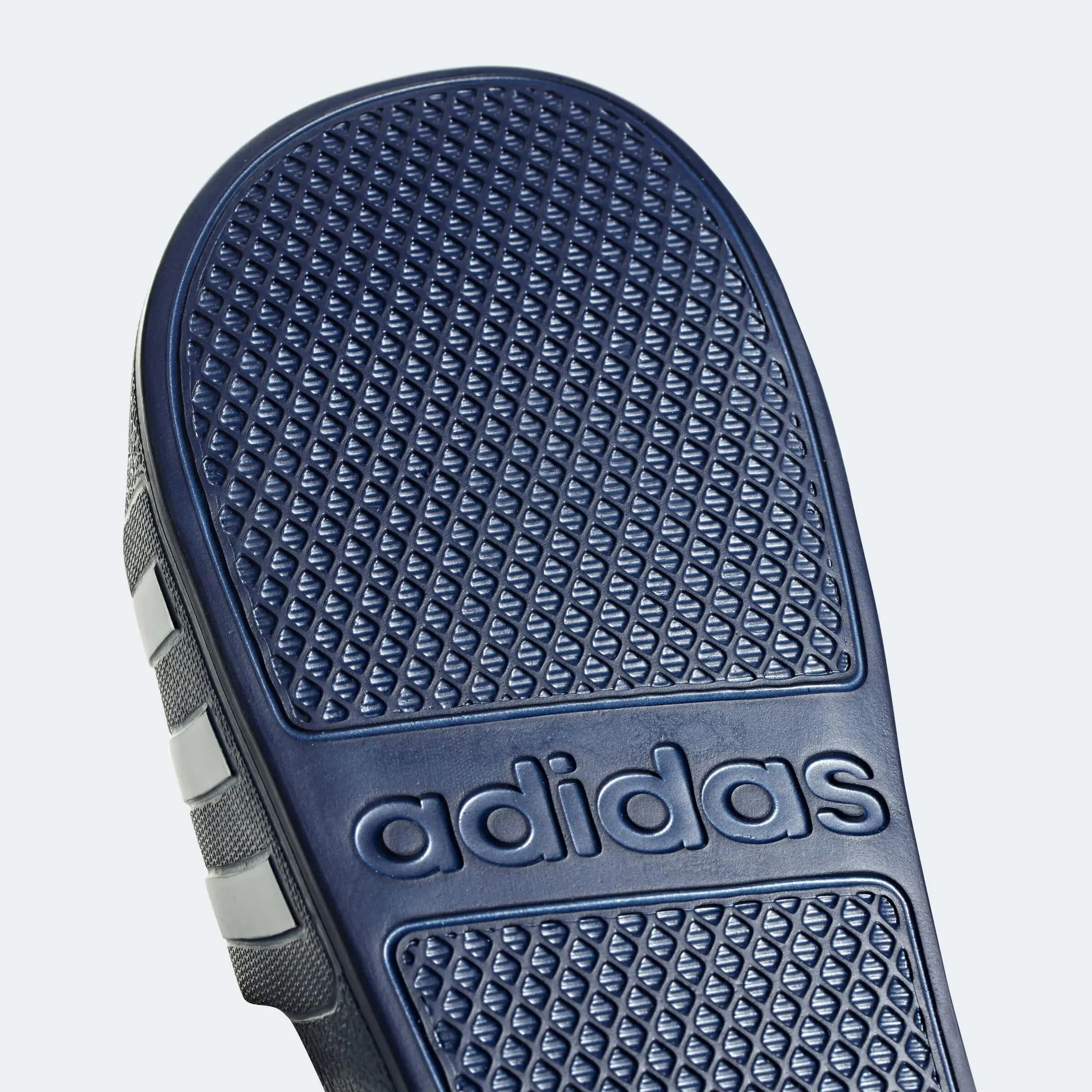 adidas Adilette Aqua Slides - Dark Blue-White