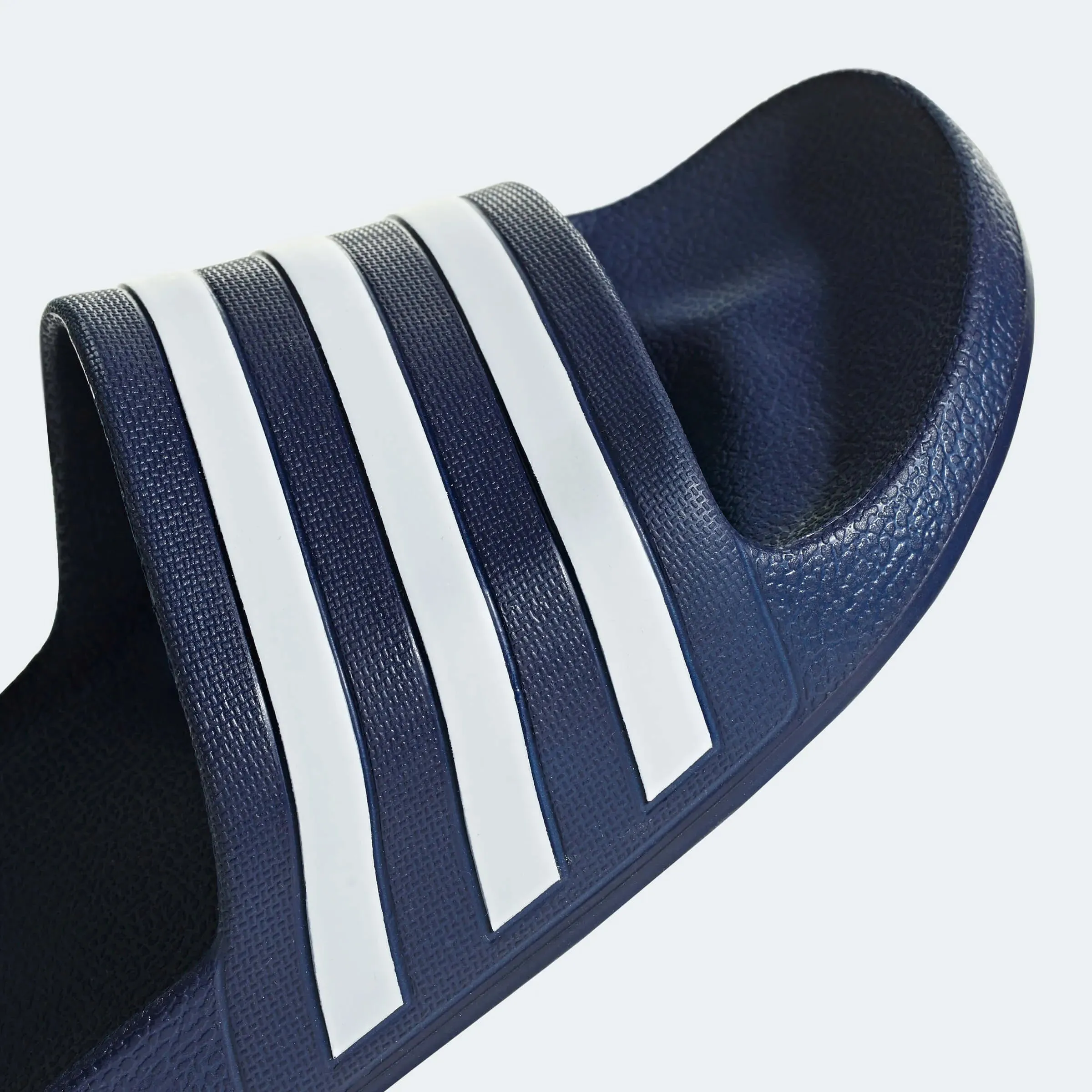 adidas Adilette Aqua Slides - Dark Blue-White