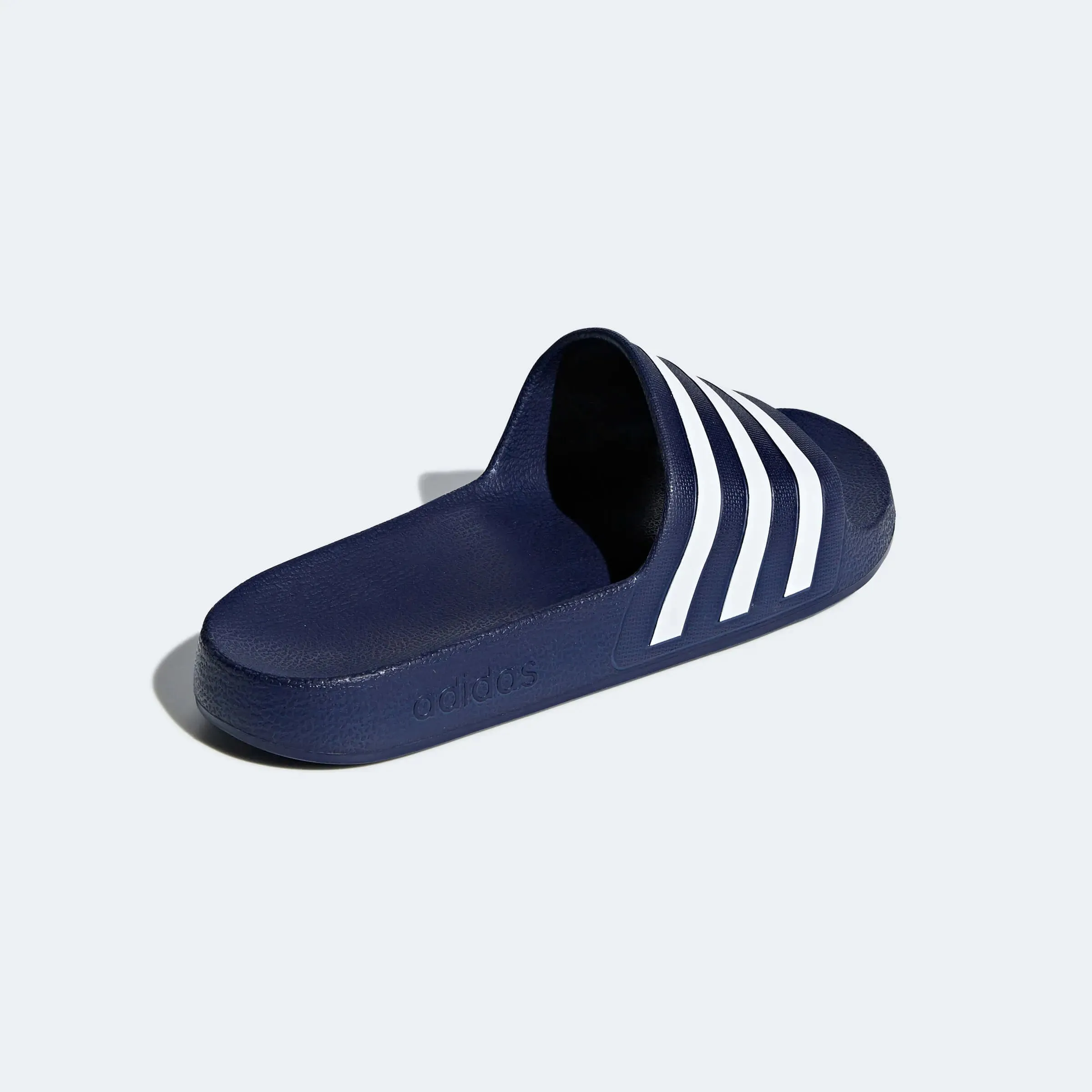 adidas Adilette Aqua Slides - Dark Blue-White