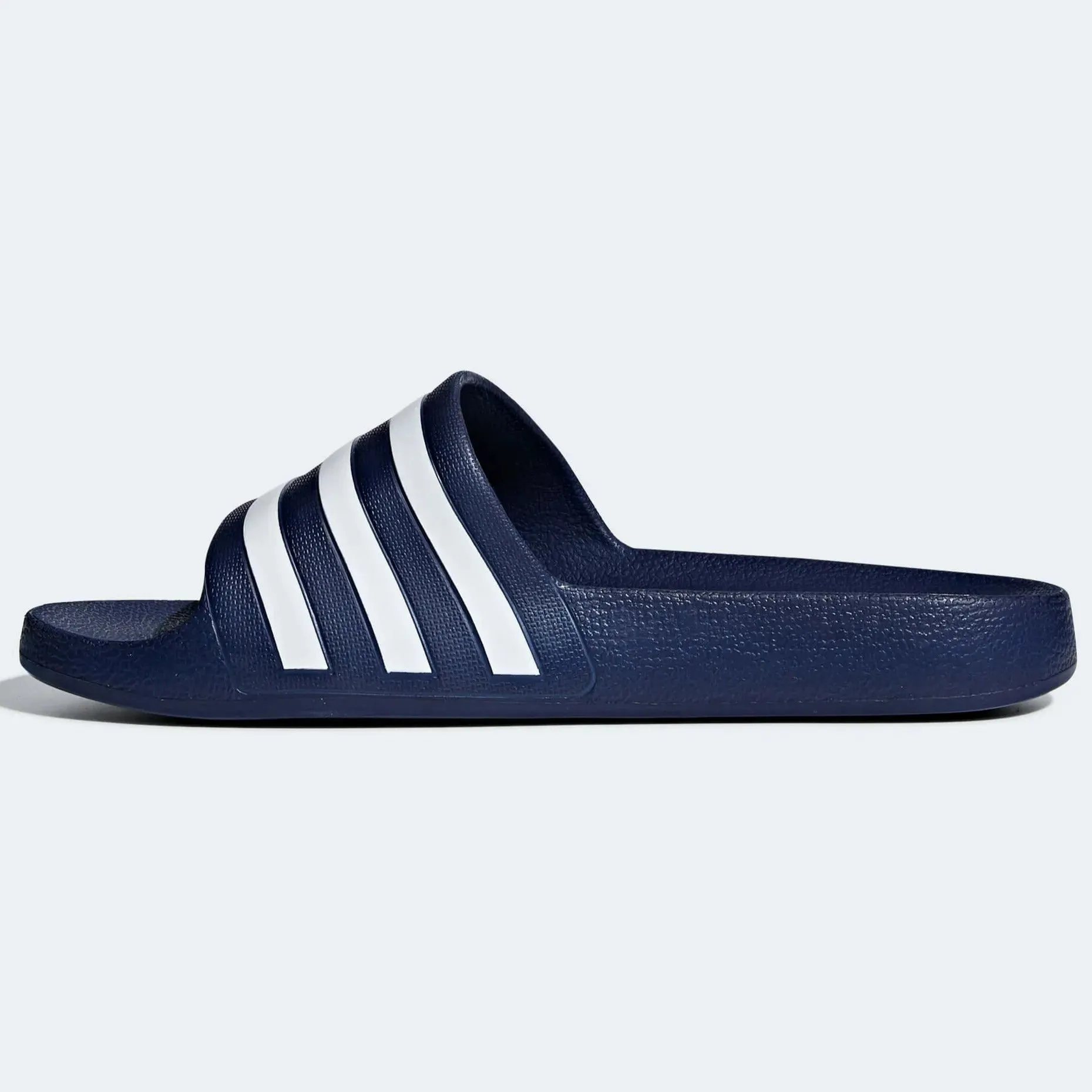 adidas Adilette Aqua Slides - Dark Blue-White