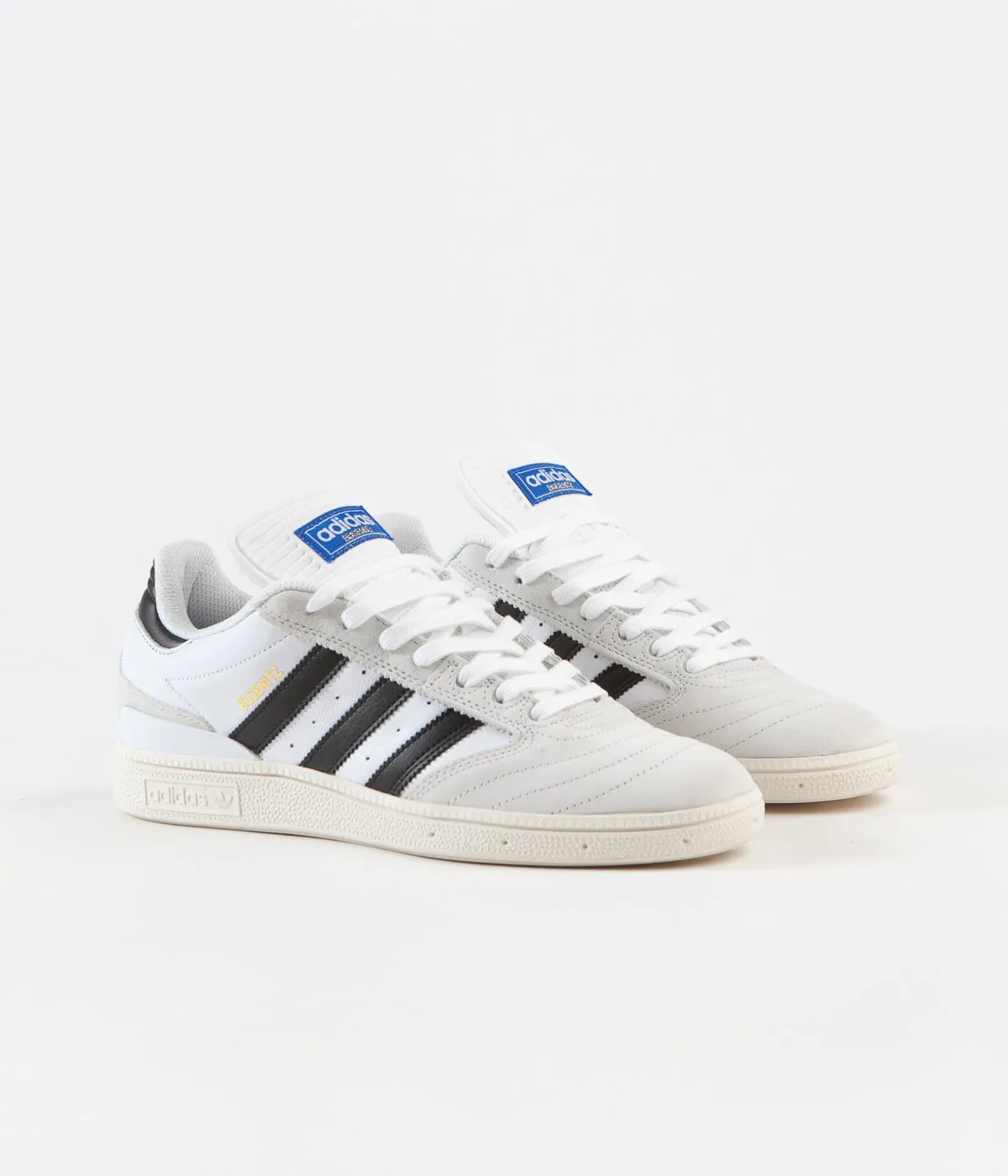 Adidas Busenitz Shoes - White / Core Black / Crystal White