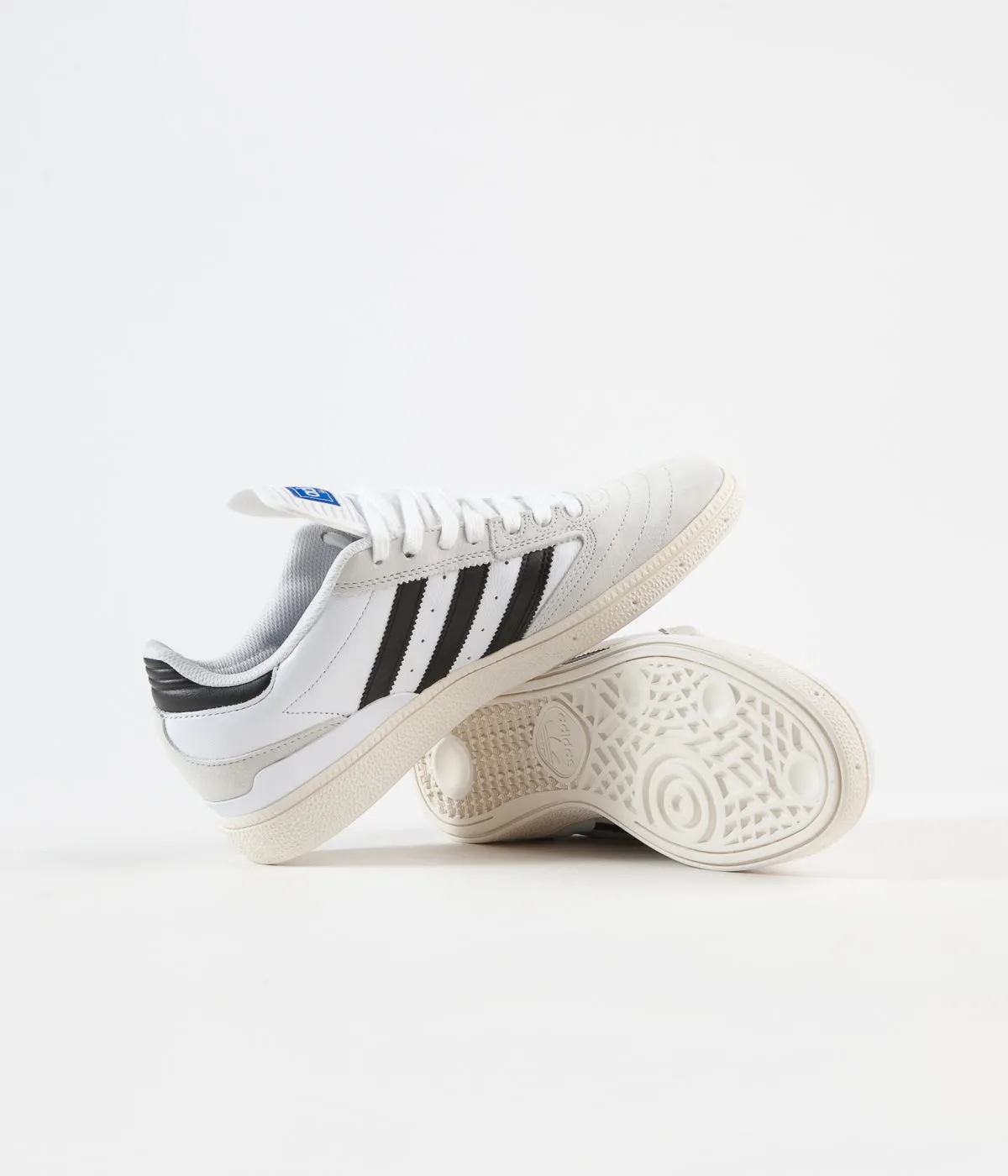 Adidas Busenitz Shoes - White / Core Black / Crystal White