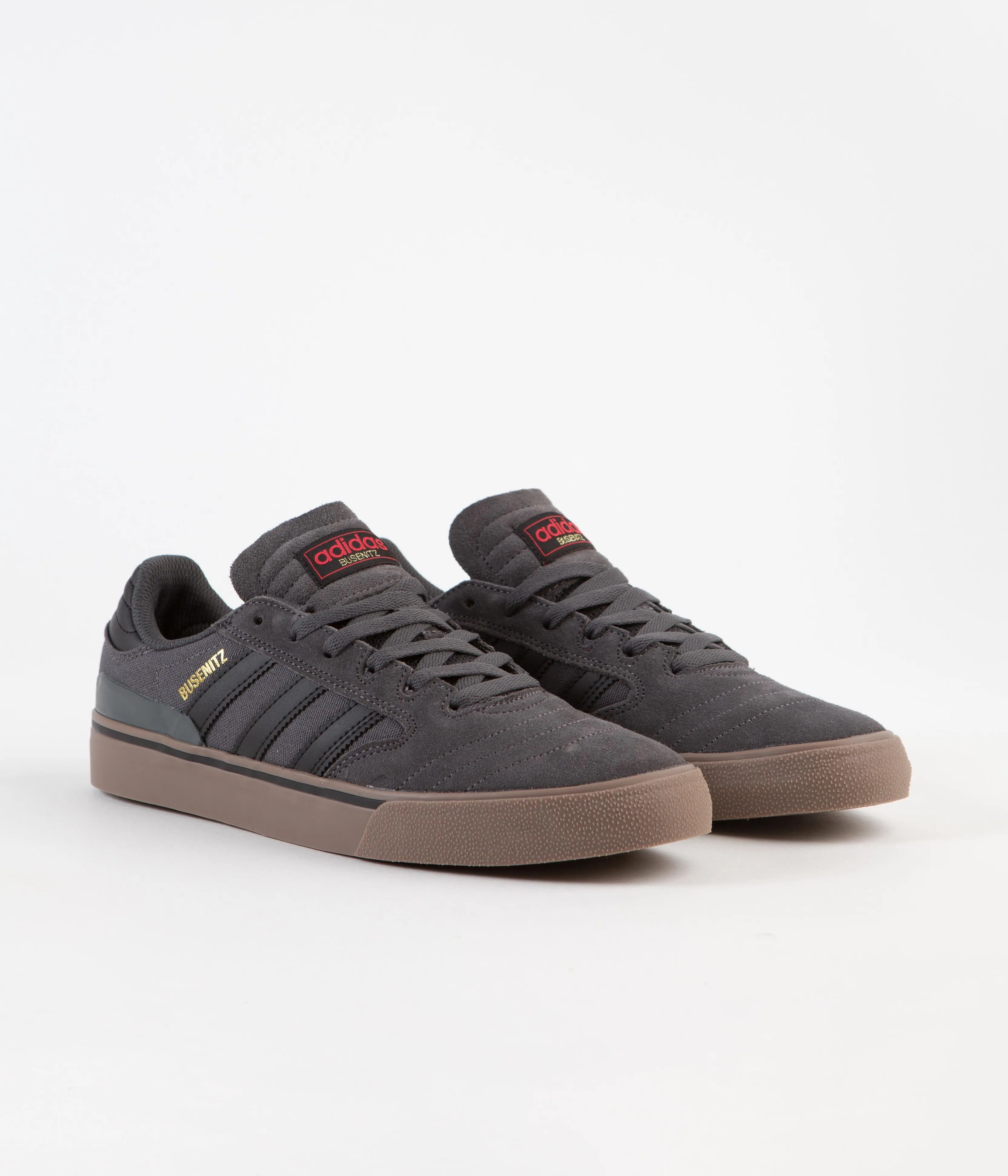 Adidas Busenitz Vulc II Shoes - Grey Six / Core Black / Gum5