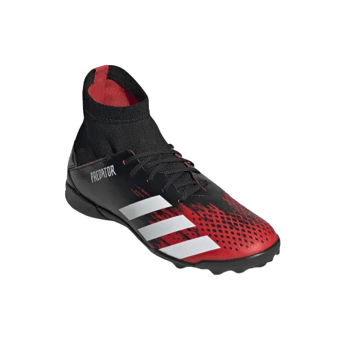 Adidas Predator 20.3 Tf J Ps/Gs-Boys Turf Shoes Black/Red Ef1950