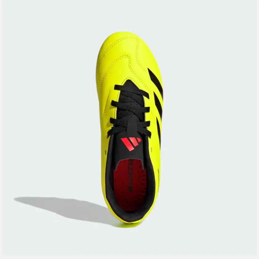 Adidas Predator Club Flexible Ground Football Kids Unisex Shoes (4-7Year) -Team Solar Yellow 2/Core Black/Solar Red