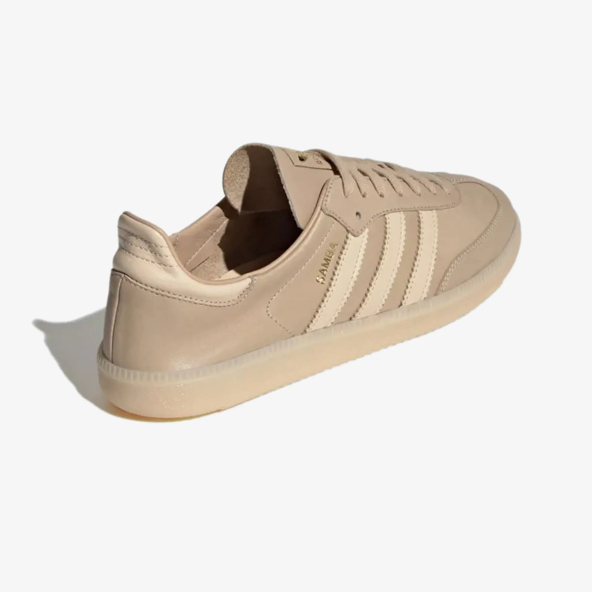 ADIDAS | SAMBA DECON { MAGIC BEIGE/SAND STRATA/GOLD METALLIC