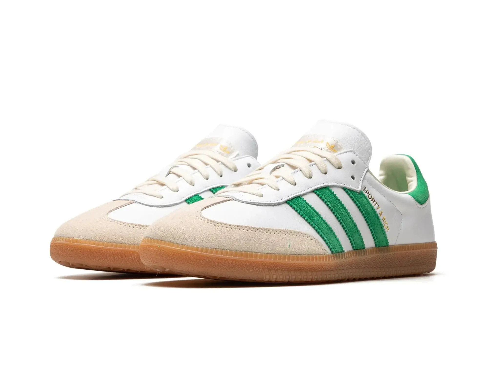 Adidas Samba "Sporty & Rich White Green"