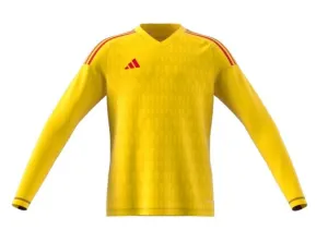 Adidas T23 LS Youth Goal Keeper Jersey Bright Yellow