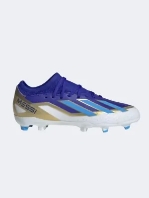 Adidas X Crazyfast League Kids Football Shoes Blue/Burst/White