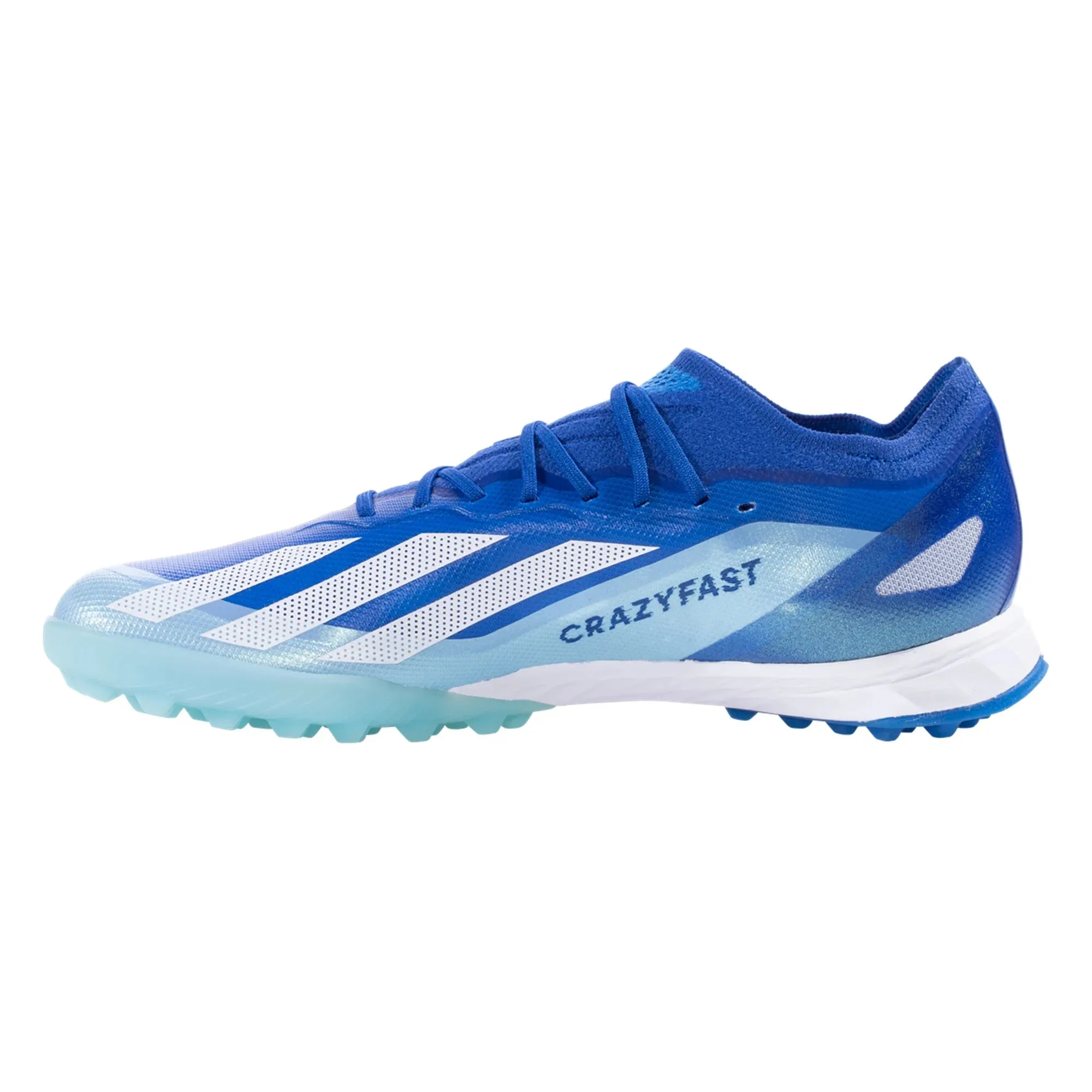 adidas X CrazyFast.1 TF Turf Soccer Cleat - Bright Royal/White/Solar Red