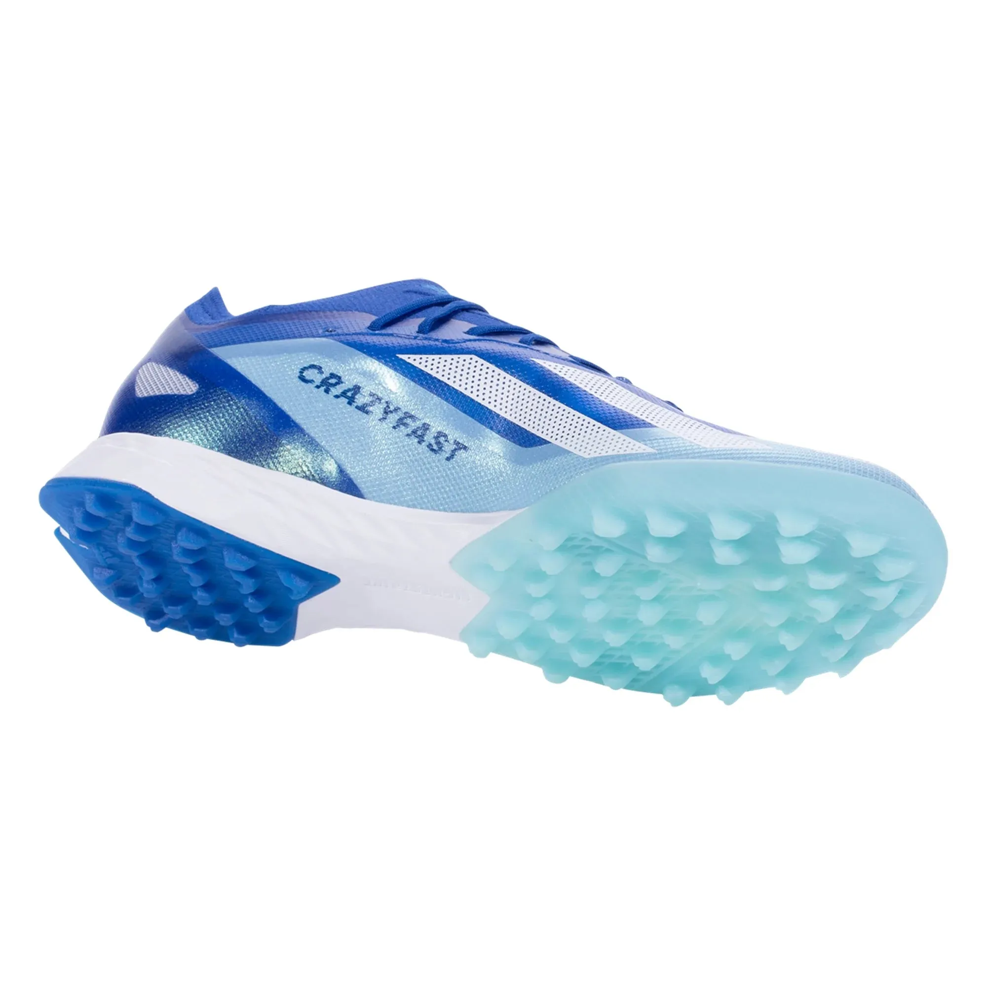 adidas X CrazyFast.1 TF Turf Soccer Cleat - Bright Royal/White/Solar Red