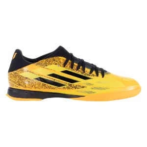 adidas X Speedflow Messi.3 IN Indoor Soccer Shoe: Solar Gold/Core Black/Bright Yellow