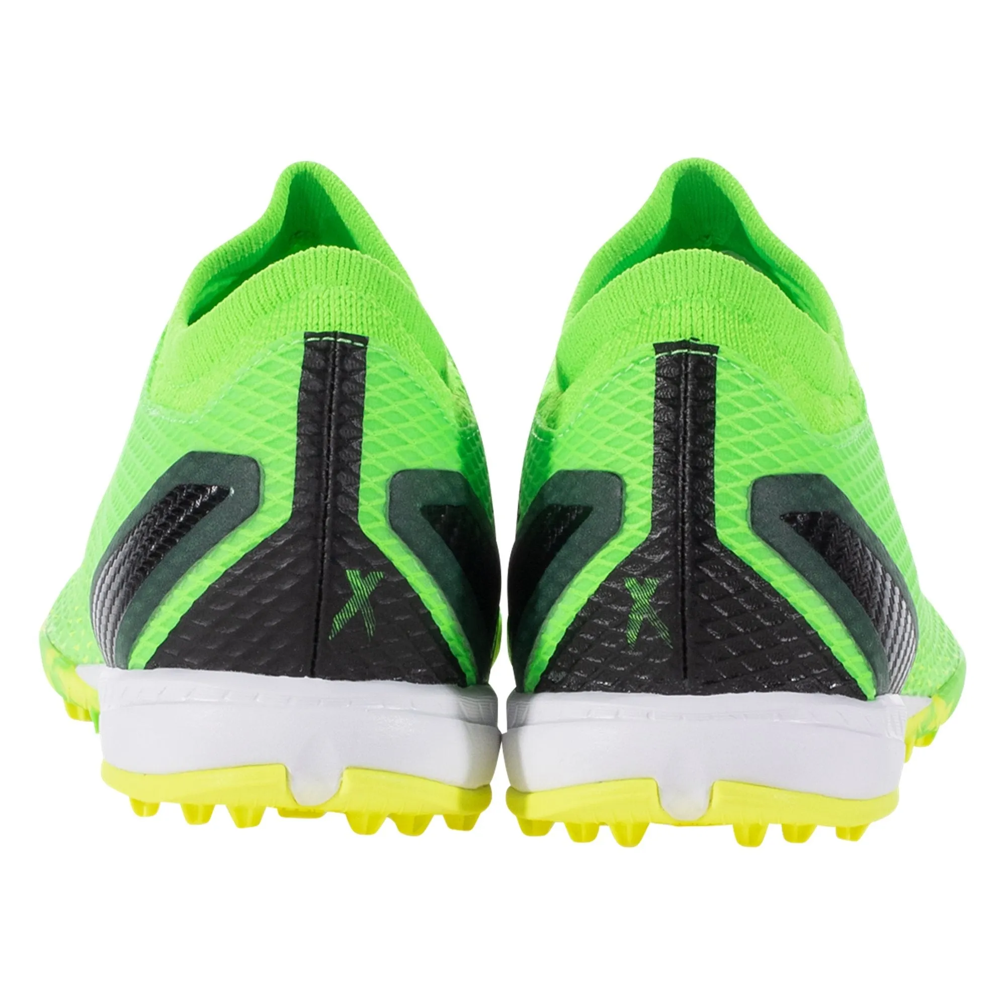 adidas X Speedportal.3 Laceless TF Artificial Turf Soccer Shoe - Solar Green/Core Black/Solar Yellow