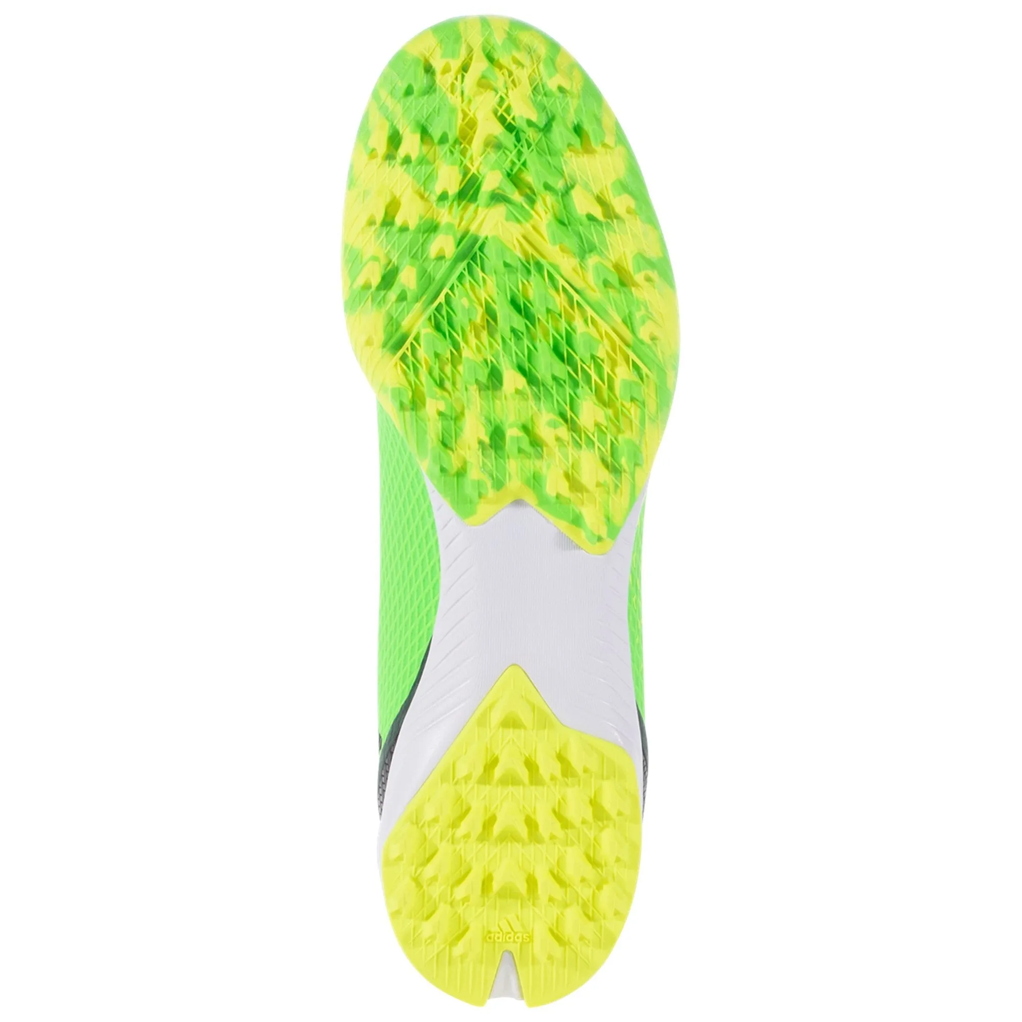 adidas X Speedportal.3 Laceless TF Artificial Turf Soccer Shoe - Solar Green/Core Black/Solar Yellow