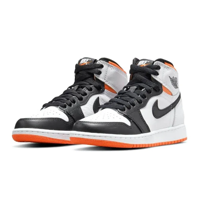 Air Jordan 1 High Retro GS Electro Orange White Black