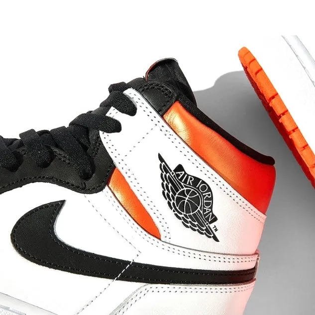 Air Jordan 1 High Retro GS Electro Orange White Black