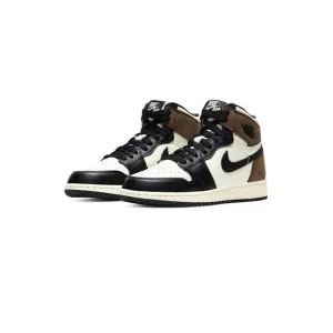 Air Jordan 1 High Retro GS Sail Black Dark Mocha