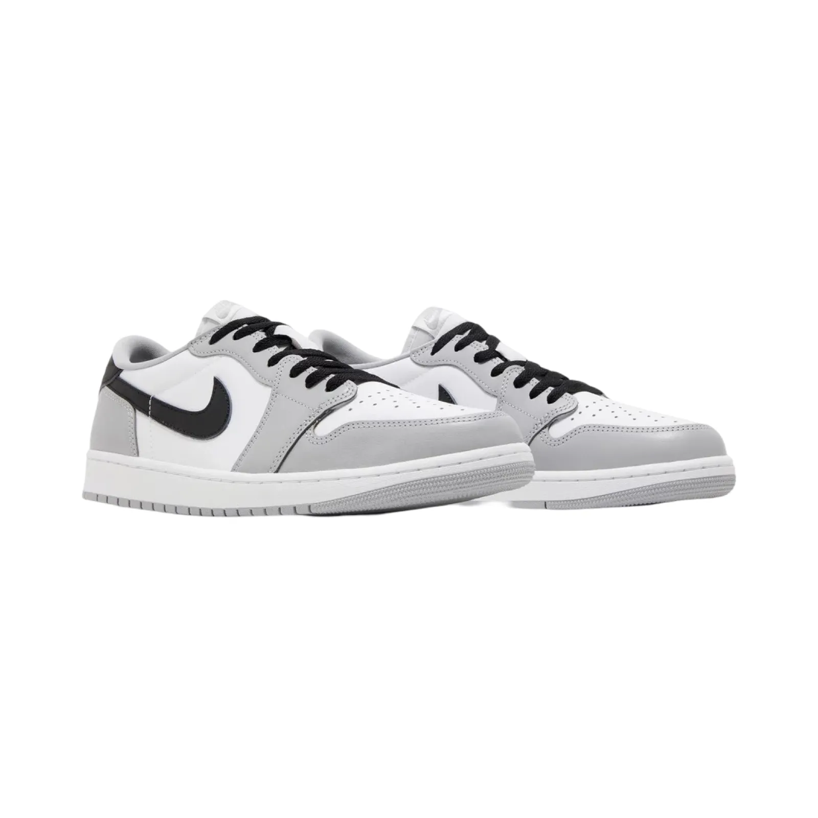 Air Jordan 1 Low OG Barons White Black Wolf Grey