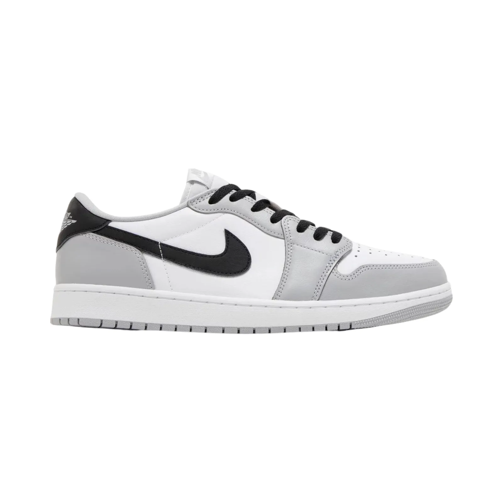 Air Jordan 1 Low OG Barons White Black Wolf Grey