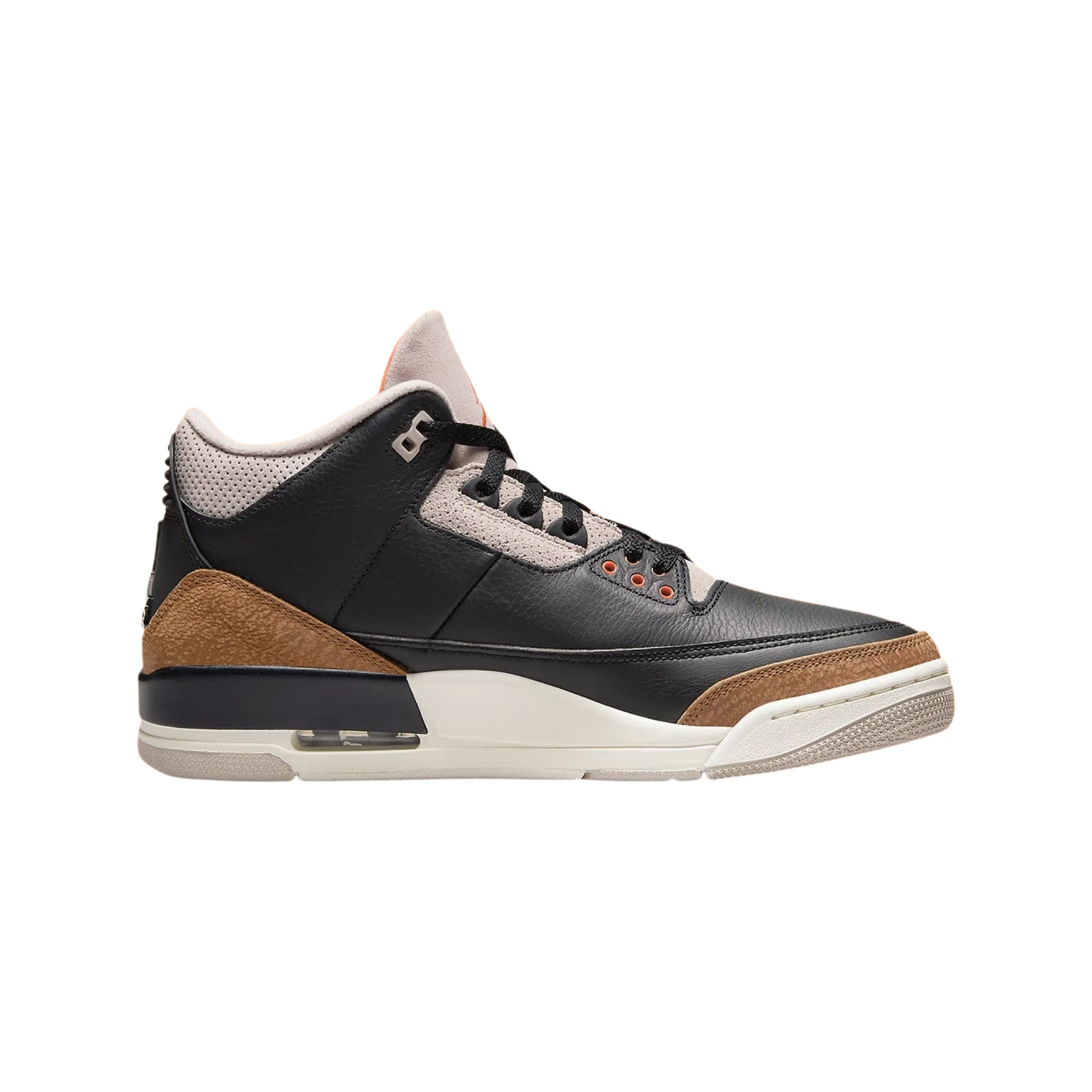 Air Jordan 3 Retro Fossil Stone Black Rush Orange