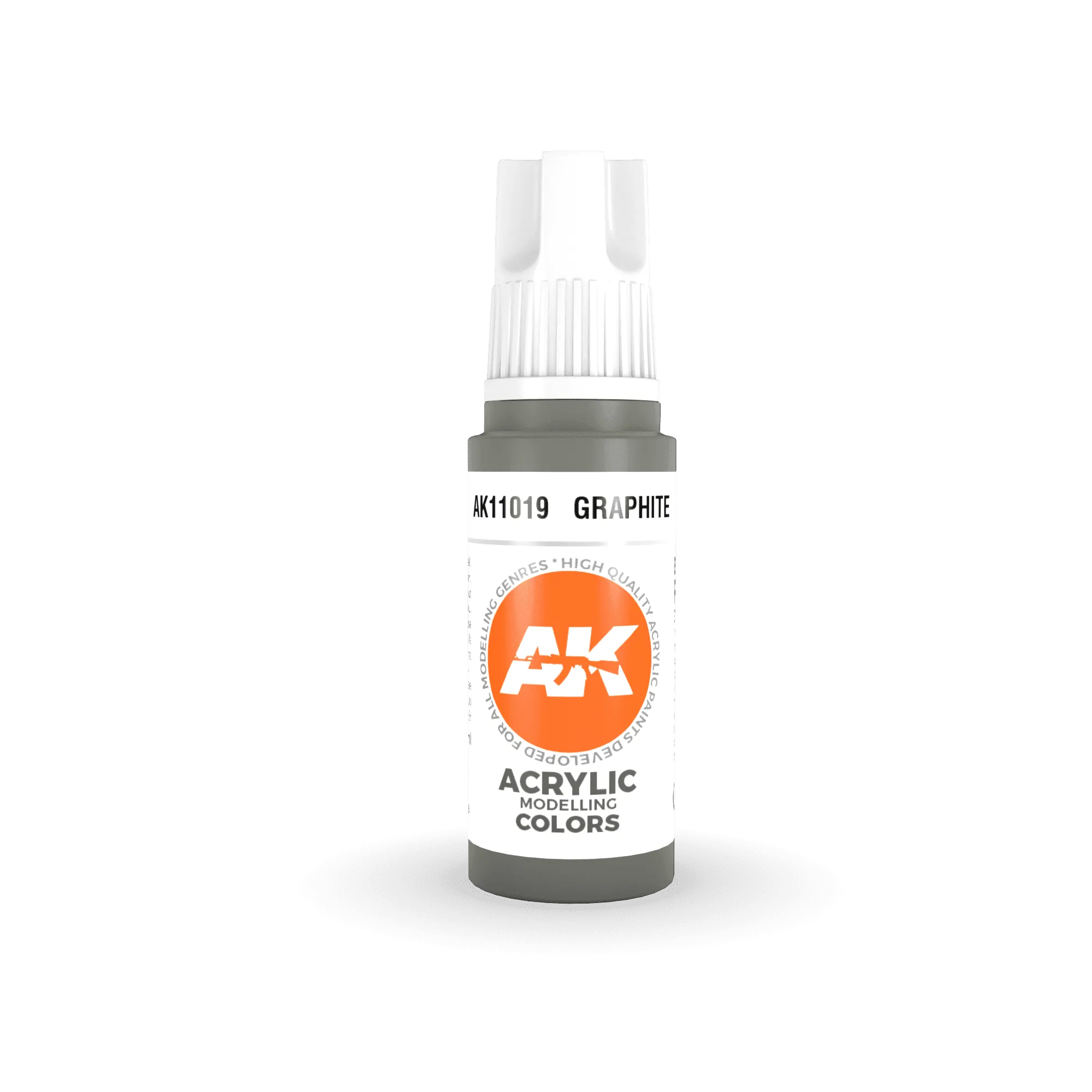 AK Interactive AK11019 3G Graphite Acrylic Paint 17ml