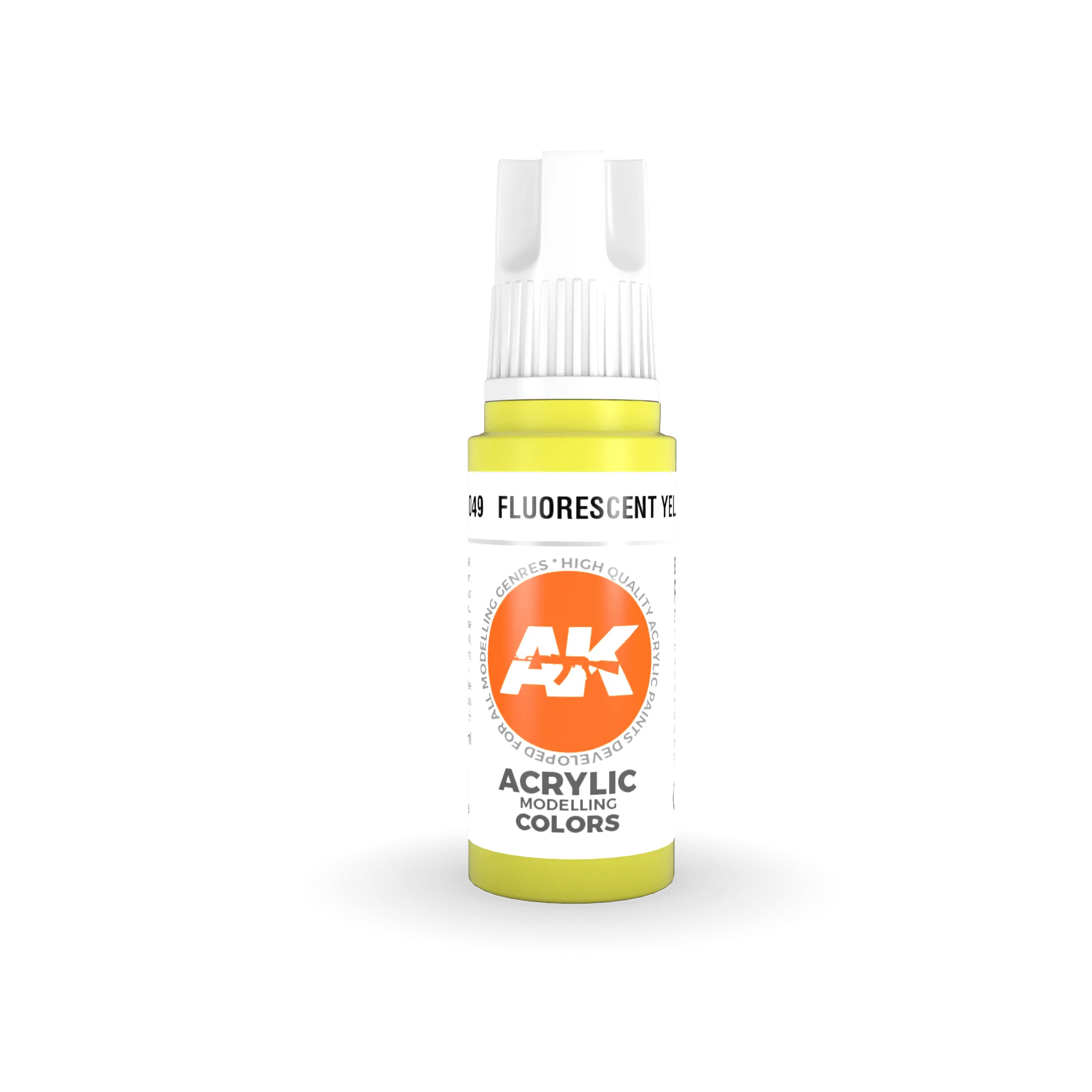 AK Interactive AK11049 3G Fluorescent Yellow Acrylic Paint 17ml