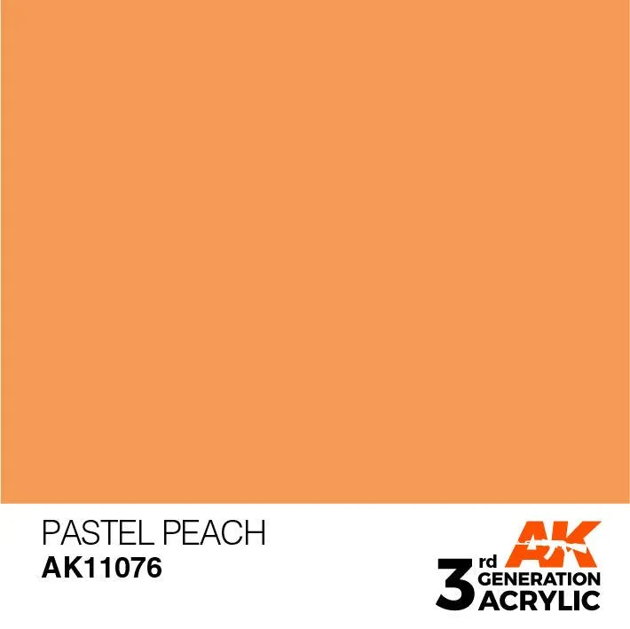 AK Interactive AK11076 3G Pastel Peach Acrylic Paint 17ml