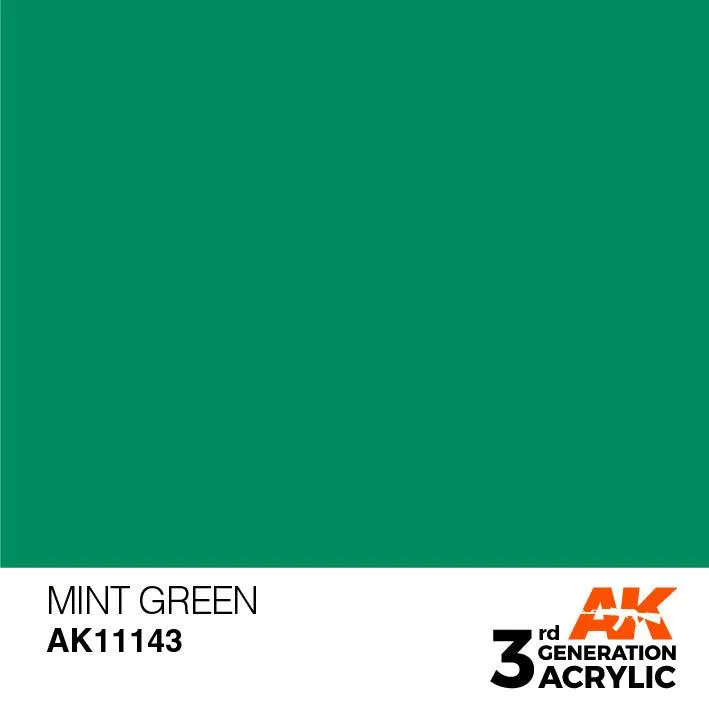 AK Interactive AK11143 3G Mint Green Acrylic Paint 17ml