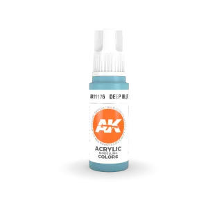 AK Interactive AK11176 3G Deep Sky Blue Acrylic Paint 17ml