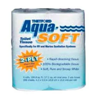 AQUA SOFT 2-PLY TOILET TISSUE