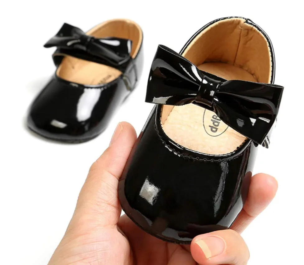 BABY MARY JANE SHINY BALLERINA FLATS