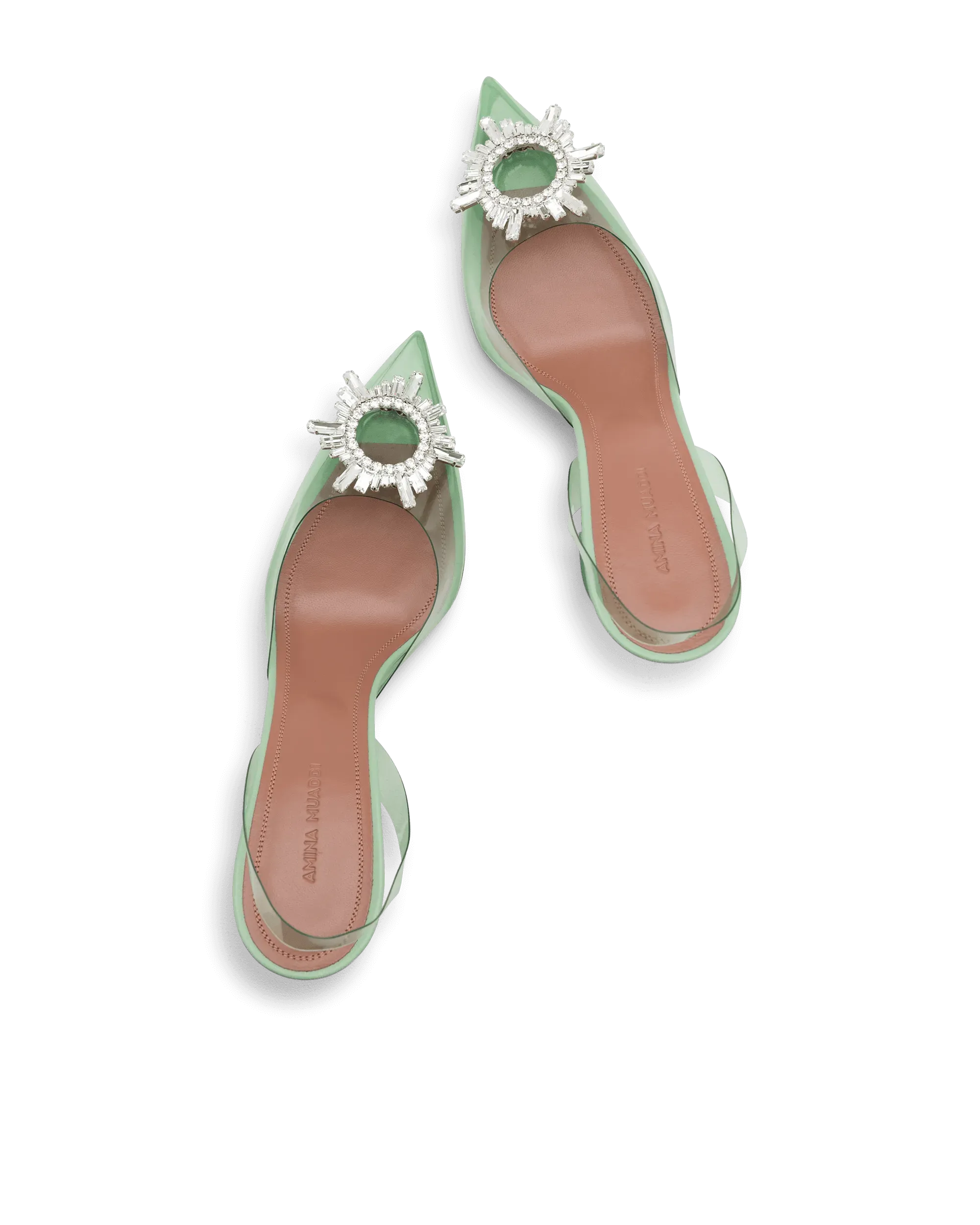 Begum Glass Sling Pumps