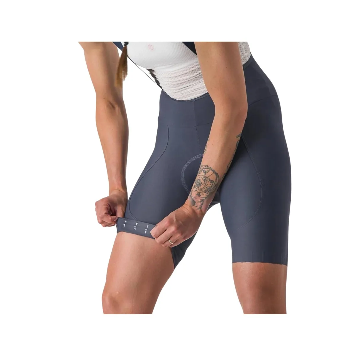 Bib Shorts Castelli Espresso W DT Navy Blue Women