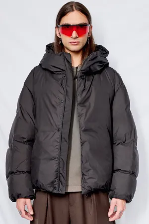 Black Bedding Short Down Puffer