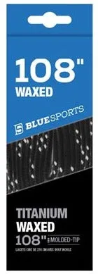 Blue Sports Waxed Laces