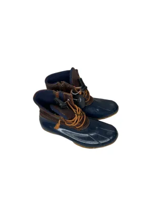 Boots Rain By Sperry In Blue & Brown, Size: 9.5