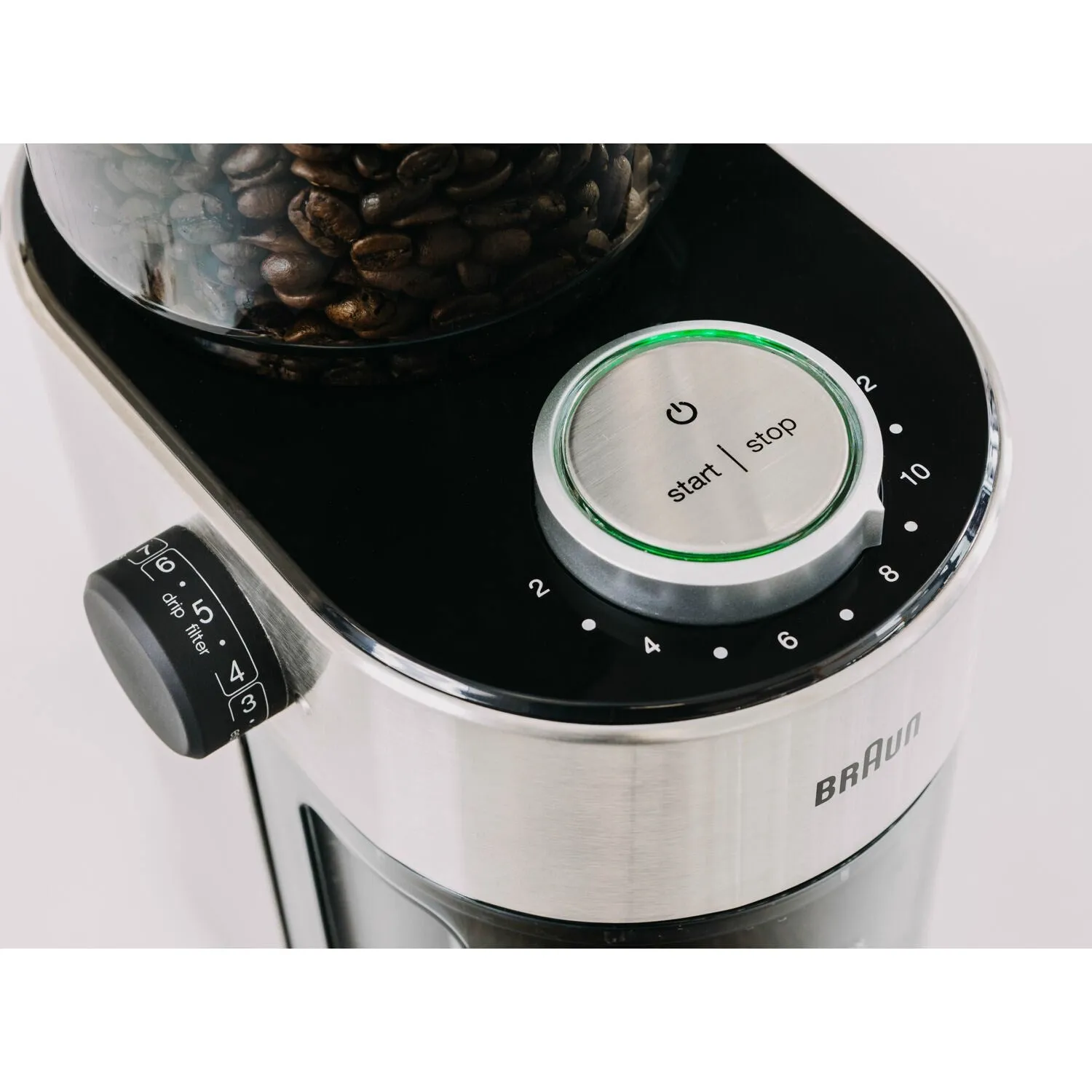 Braun FreshSet 12-Cup Burr Grinder with Removable Container (KG7070)