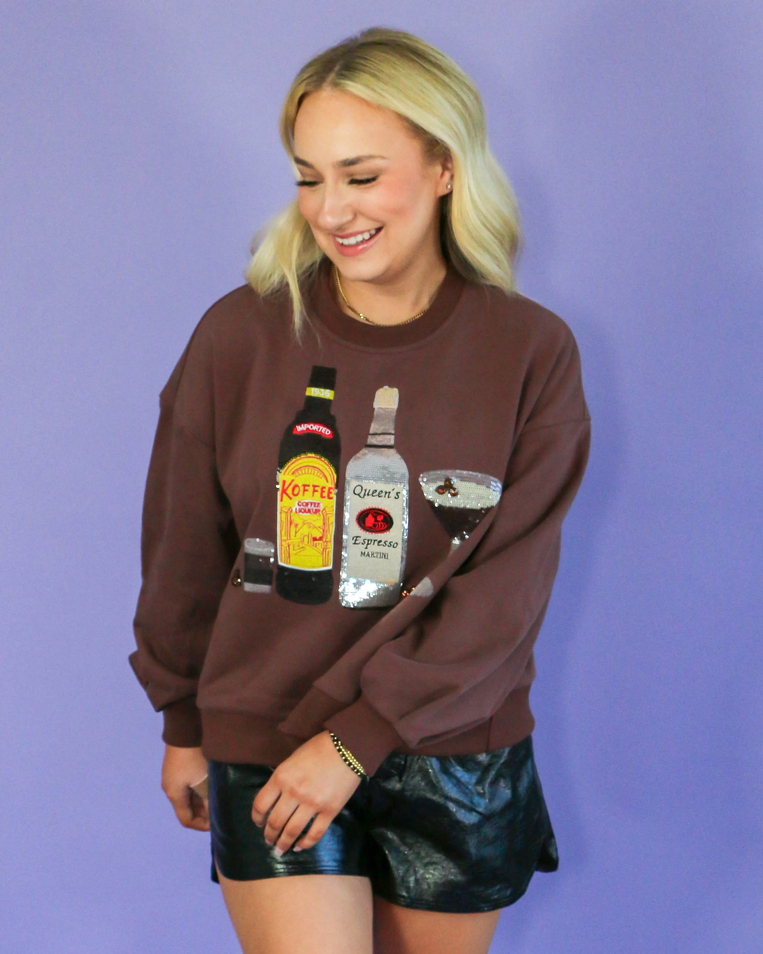 Brown Espresso Martini Sweatshirt