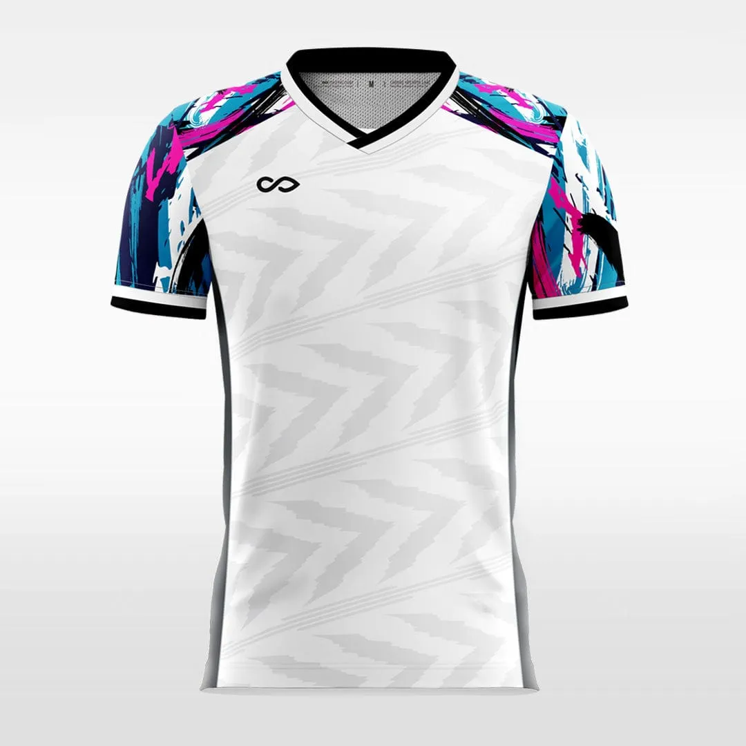 Camouflage chevron - Custom Kids Soccer Jerseys Design White