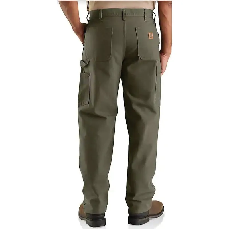 Carhartt® B11-MOS 30X34 Men's Utility Work Pants, 30 Waist, 34 Length, Loose Fit, Moss, Cotton