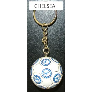 Chelsea Soccer Ball Key Chain