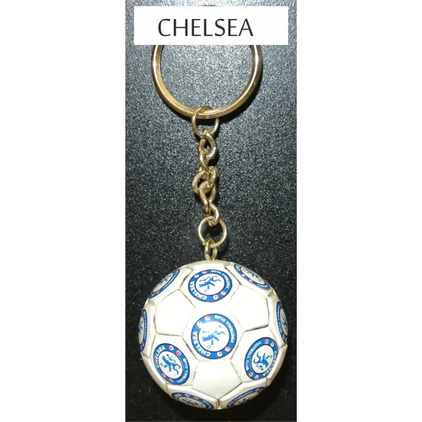 Chelsea Soccer Ball Key Chain